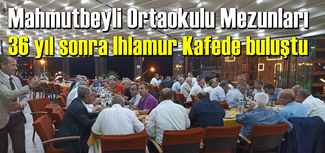 Kavak Mahmutbeyli Ortaokulu Mezunları 36 yıl sonra buluştu
