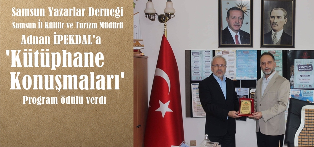 Samsun 'Kütüphane Konuşmaları' ödüle layık görüldü