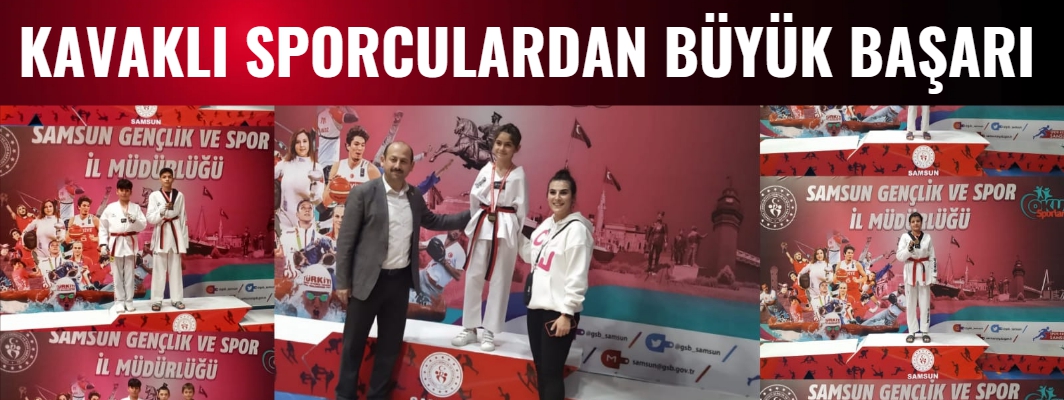 Kavaklı sporcular 9 madalya ile döndü