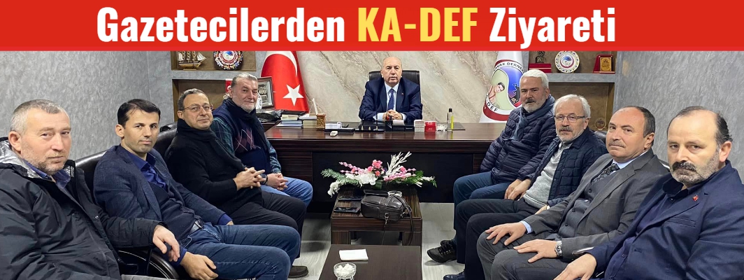 Samsunlu Gazetecilerden KA-DEF'e ziyaret