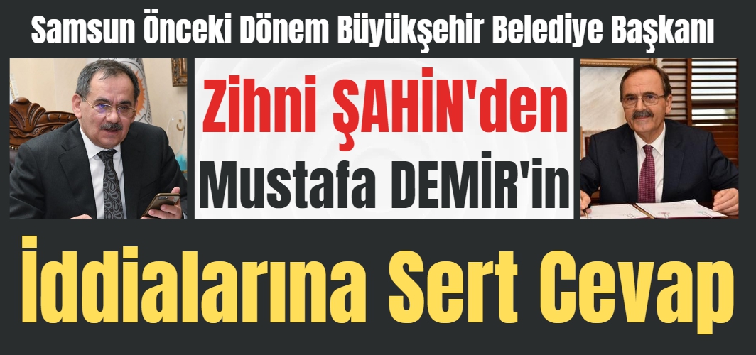 Eski SBB Başkanı Zihni Şahin'den Mustafa Demir'e Sert Cevap