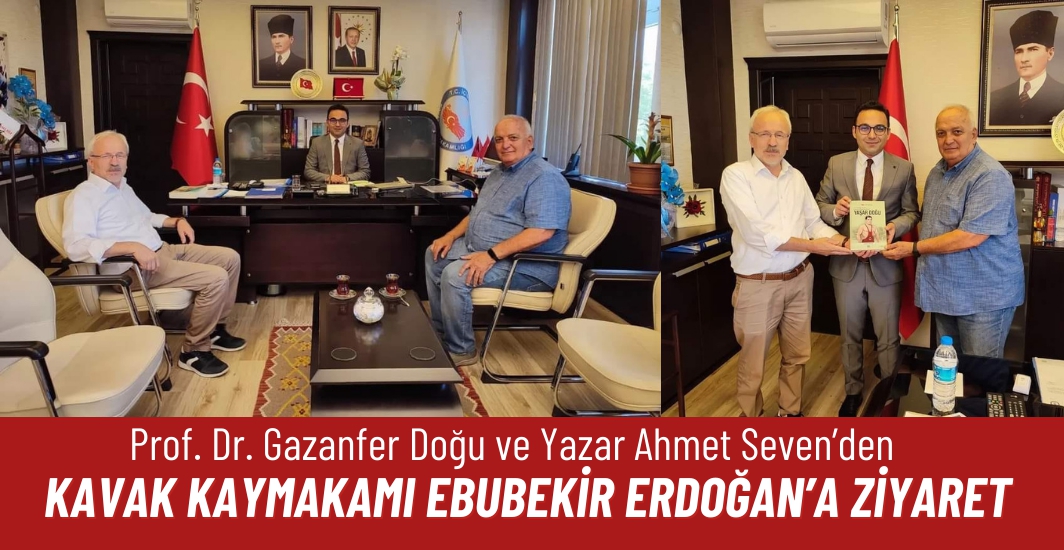 Kavak Kaymakamına yazarından Yaşar Doğu kitabı