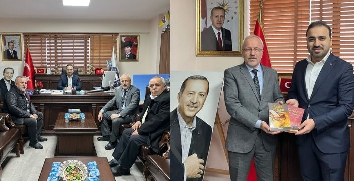 Yazar Ahmet Seven'den Vezirköprü Belediye Başkanı Av. Murat Gül'e Ziyaret