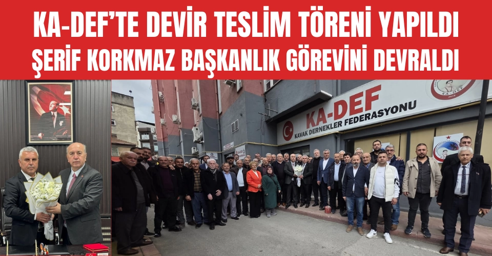 KA-DEF'te devir teslim töreni yapıldı