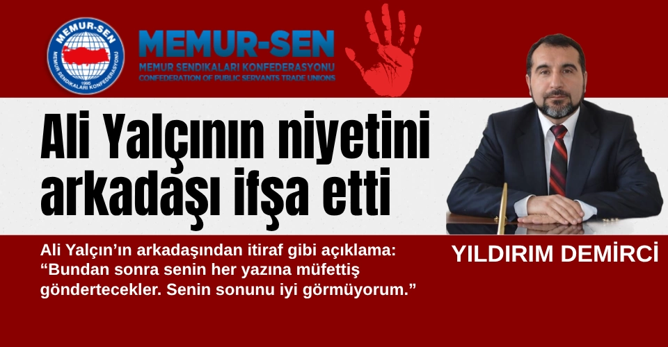 Ali Yalçın’ın Niyetini Arkadaşı İfşa Etti!