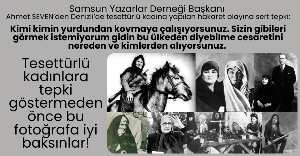 Denizli'de halk otobüsünde çarşaflı kadının hakarete maruz kaldığı olaya sert tepki