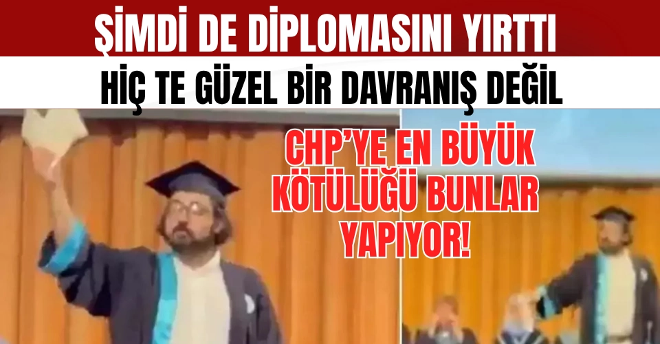 Madem diplomanı yırtacaktın o sıraları neden işgal ettin?