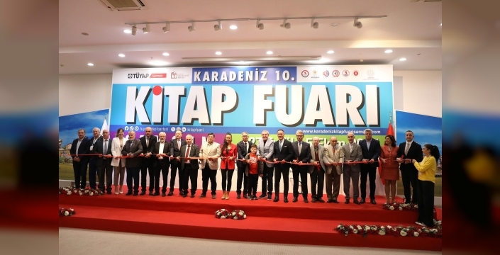 10. Karadeniz Kitap Fuarı Ziyarete Açıldı