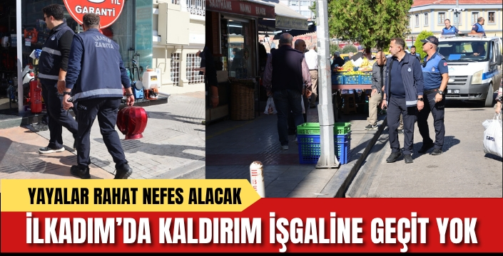 İlkadım’da kaldırım işgaline geçit yok