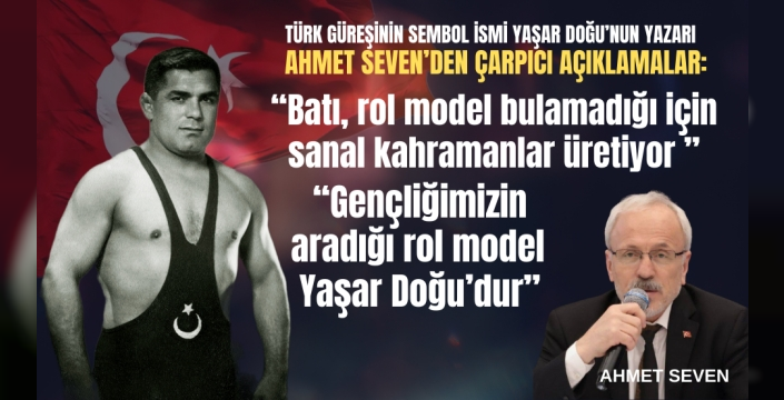 Ahmet Seven: Batı, rol model bulamadığı için sanal kahramanlar üretiyor
