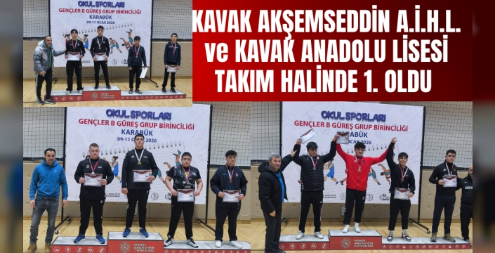 Kavaklı Sporcu Gençler Güreşçiler Karabük’te Fırtına Gibi Esti