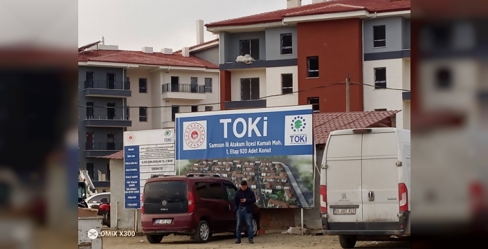Atakum Kamalı TOKİ Konutlarında Sona Doğru