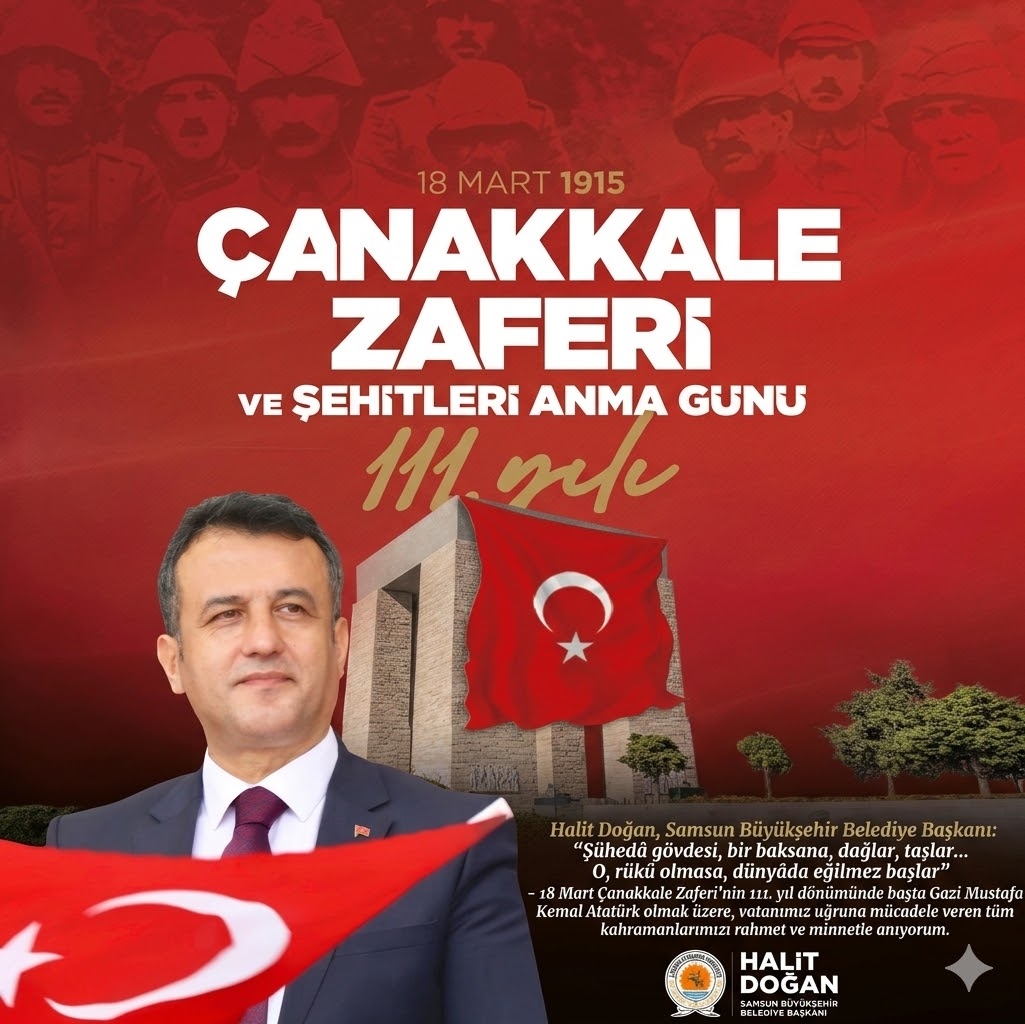 Başkan Doğan’dan Çanakkale Zaferi Mesajı: 'Bağımsızlık Meşalesi Hiç Sönmeyecek'
