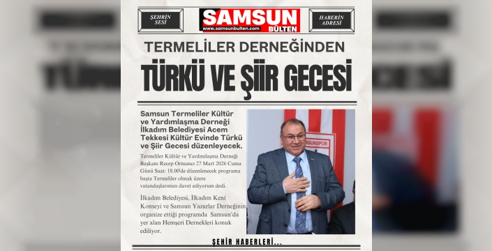 Termeliler Türkü ve Şiirle Buluşuyor