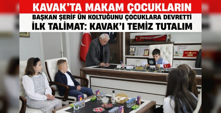 23 Nisan'da Kavak’ta Makam Çocukların