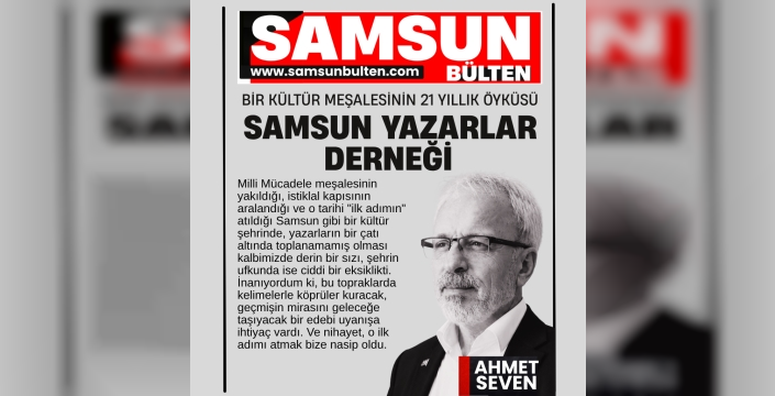 Bir Kültür Meşalesinin Öyküsü: Samsun Yazarlar Derneği 21 Yaşında!
