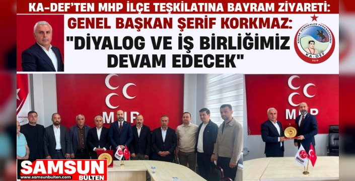 KA-DEF'ten MHP Kavak İlçe Teşkilatına Bayram Ziyareti