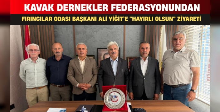 KA-DEF'ten Fırıncılar Odası Başkanı Ali Yiğit'e hayırlı Olsun ziyareti