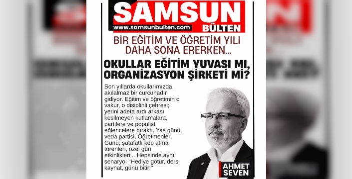 Okullar Eğitim Yuvası mı, Organizasyon Şirketi mi?