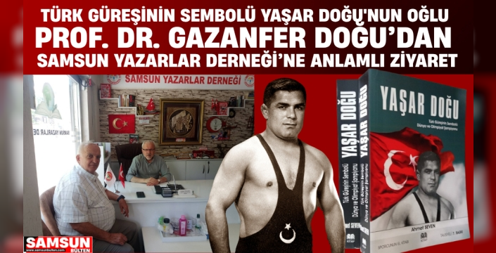 Yaşar Doğu'nun Oğlu Prof. Dr. Gazanfer Doğu’dan Samsun Yazarlar Derneği’ne Anlamlı Ziyaret