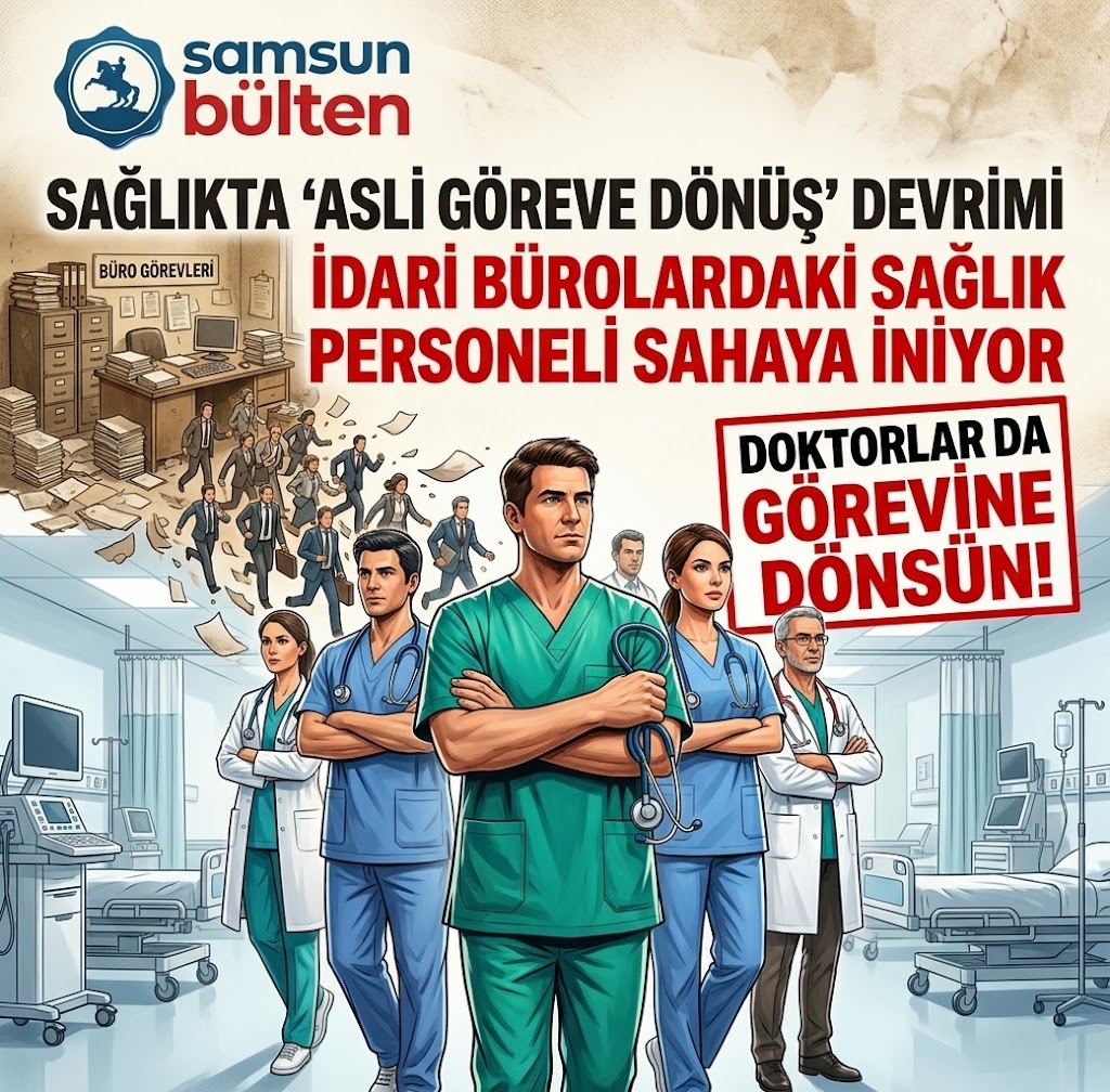 Sağlıkta 'Asli Göreve Dönüş' Devrimi Sağlık Personeli İdari Görev Yapamayacak