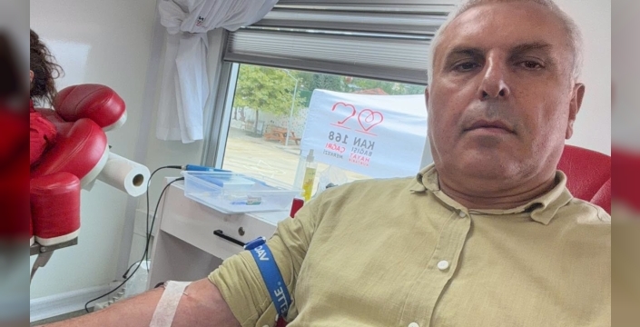 KA-DEF GENEL BAŞKANI ŞERİF KORKMAZ’DAN ANLAMLI KAN BAĞIŞI