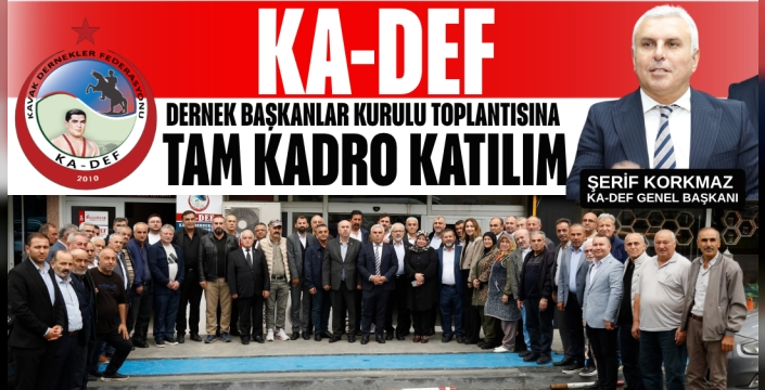 KA-DEF’te Dev İstişare Zirvesi: Kavak’ın Geleceği, Kırsal Kalkınma Ve Projeler Masaya Yatırıldı