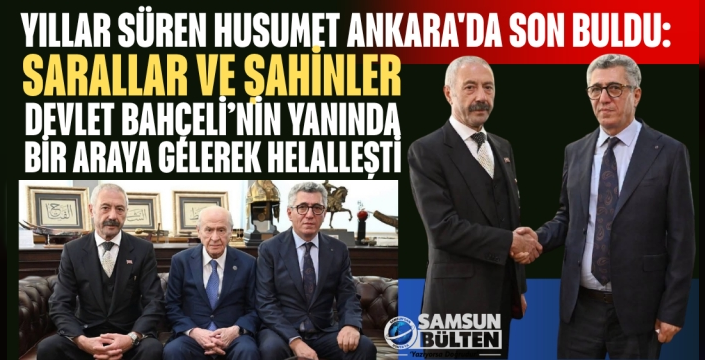 SARALLAR VE ŞAHİNLER DEVLET BAHÇELİ’NİN HUZURUNDA HELLALEŞTİ
