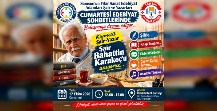 İlkadım Cumartesi Edebiyat Sohbetlerine Yoğun İlgi