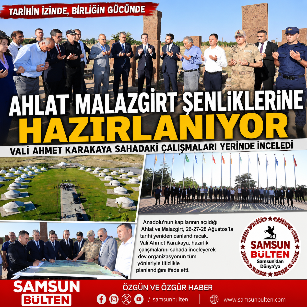 AHLAT MALAZGİRT ŞENLİKLERİNE HAZIRLANIYOR