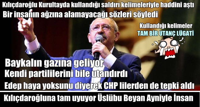 Kılıçdaroğlu konuşurken çocuklarınızı uzaklaştırın