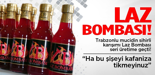 Laz bombası seri üretime geçti