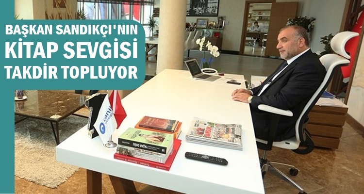 CANİK BELEDİYE BAŞKANI SANDIKÇI'YA KİTAP TEŞEKKÜRÜ