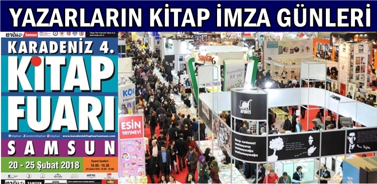 KİTAP FUARINDA YAZARLARIN KİTAP İMZA GÜNLERİ