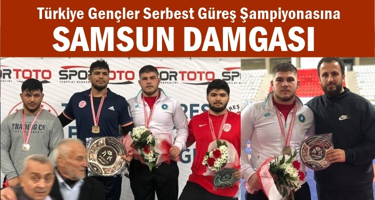 SERBEST GÜREŞ ŞAMPİYONASINA SAMSUN MÜHRÜ