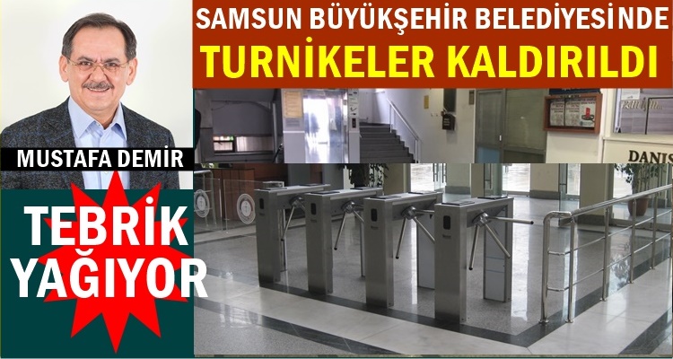 TURNİKELER SÖKÜLDÜ VATANDAŞ RAHAT NEFES ALDI