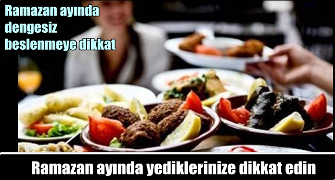 Uzmanlardan Ramazan ayı uyarısı