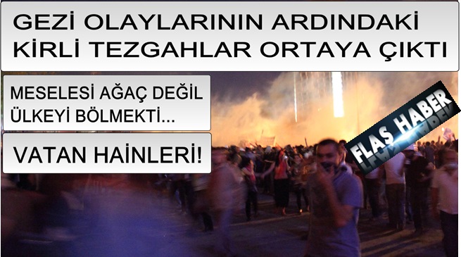 GEZİ OLAYLARININ GERÇEK YÜZÜ