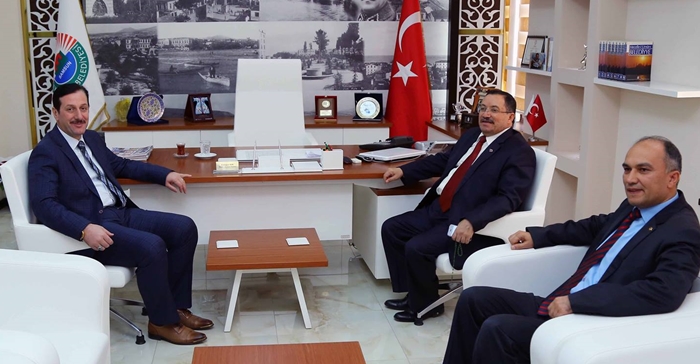 İlkadım Kaymakamından İlkadım Belediyesine Ziyaret