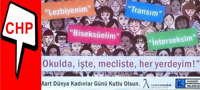 CHP'li belediyelerden tepki çeken afiş