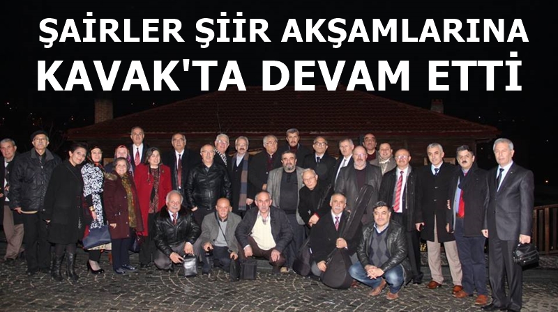Samsunlu Şairler Kavak'ta Şiir dinletisi gerçekleştirdi