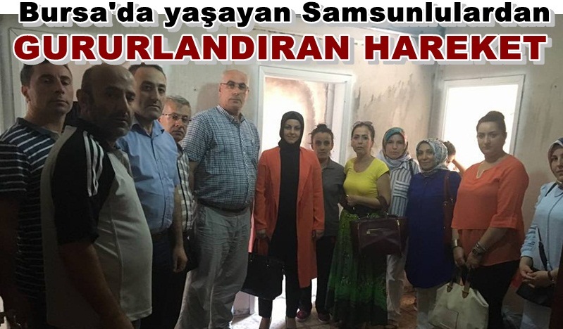Bursa Samsun Kavak Yaşar Doğu Derneği duygulandırdı