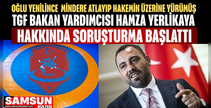 Oğlu Yenilen Bakan Yardımcısı Hamza Yerlikaya Mindere Atlayıp Hakemin Üzerine Yürümüş